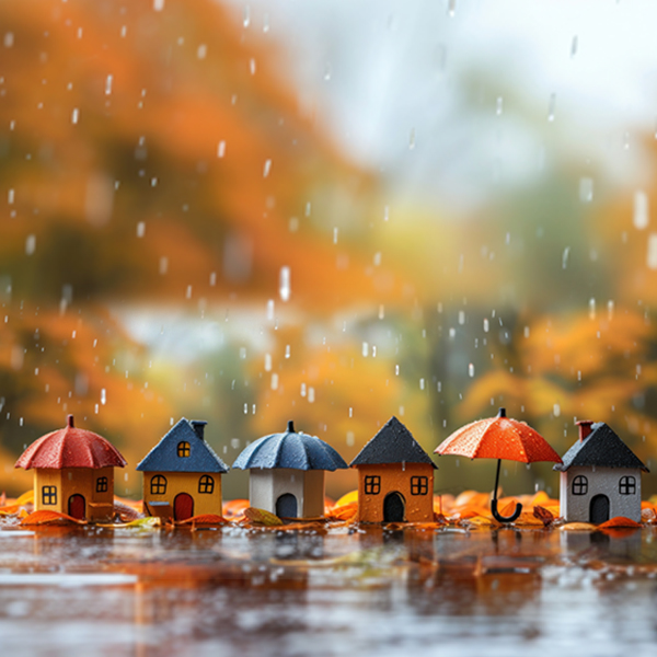 Small toy houses